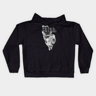 Hail Satan Kitty Kids Hoodie